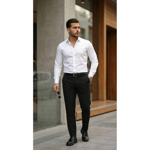 Erkek Saten Klasik Gömlek