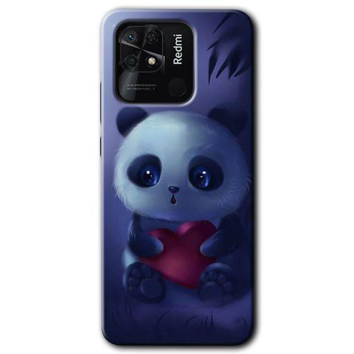 Potkal Hediye Fabrikası Xiaomi Redmi 10C Kılıf HD Desen Baskılı Arka Kapak - Bebek Panda