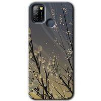 İnfinix Smart 5 Kılıf HD Desen Baskılı Arka Kapak - Branches Flowers