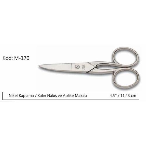 Europe Kalın Nakış Makası Süper Kalite No:4.5 11,43 Cm