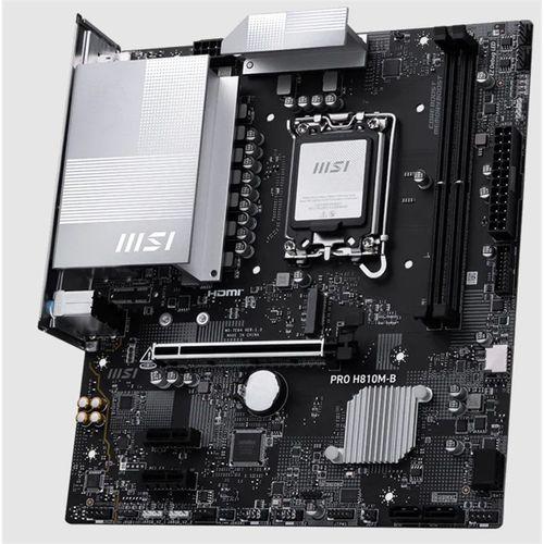 MSI PRO H810M-B DDR5 6400MHZ 1XHDMI 1XDP 1XM.2 MATX 1851P (INTEL ULTRA PROCESSORS SERIES 2)