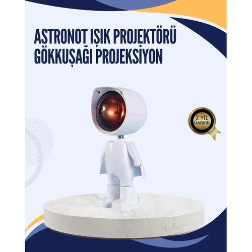 Gün Batımı Efekti Sunan Astronot Led Masa Lambası