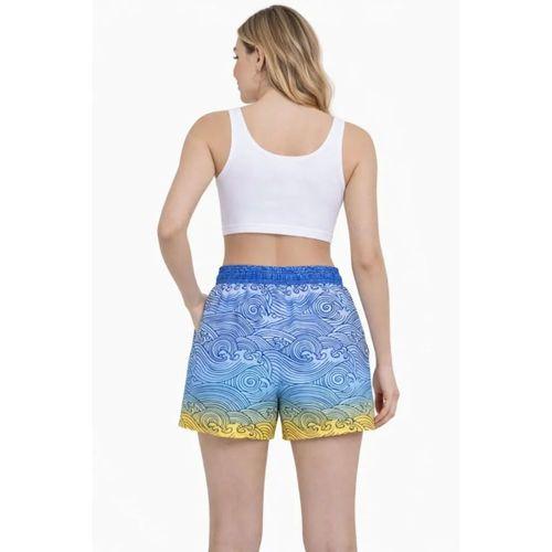 Deniz Şortu Fermuarlı Cepli File Astarlı Hızlı Kuruyan Premium - Çok Renkli