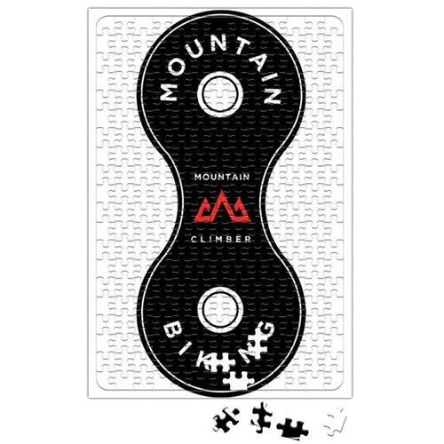 Mountain Bike Elo Corrente Branca Puzzle 240 Parça Yapboz
