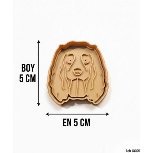 Cocker Spaniel Sekillendirici Kalip Kurabiye Hamur Kesici Oyun ve Seker Hamuru Seti