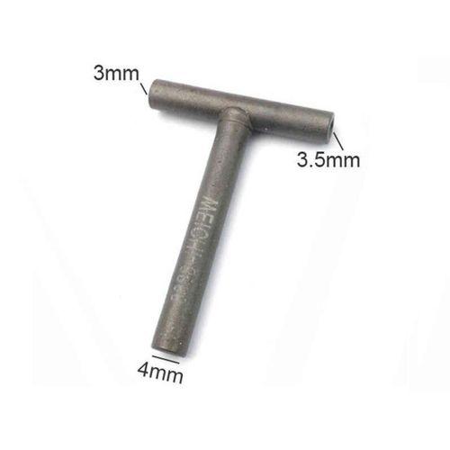 UNİVERSAL Sibop Ayar Anahtarı T Şeklinde 3-3,5-4 Mm Cub Scooter