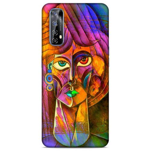 Lopard Huawei P Smart 2021 Uyumlu Kılıf Sürreal Yüzler ♀ (50) Shockproof Kılıf Desenli