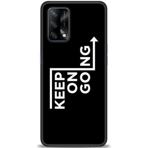 Oppo A74 Kılıf HD Baskılı Kılıf - Keep On Going + Tam Ekran Koruyucu