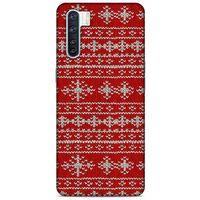 Kazak (8) Desenli Silikon Kapak Oppo A91 Kılıf