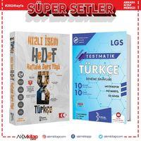 İsem 8.Sınıf Türkçe Hedef Haftalık Ders Föyü ve Bilinçsel Deneme Seti 2 Kitap