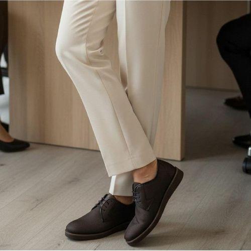 Conteyner 232 Kahverengi lazer işleme Günlük Casual Ayakkabı