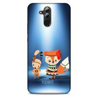 Huawei Mate 20 Lite Kılıf FunnyMaX (1) Kılıfı Mavi Beyaz