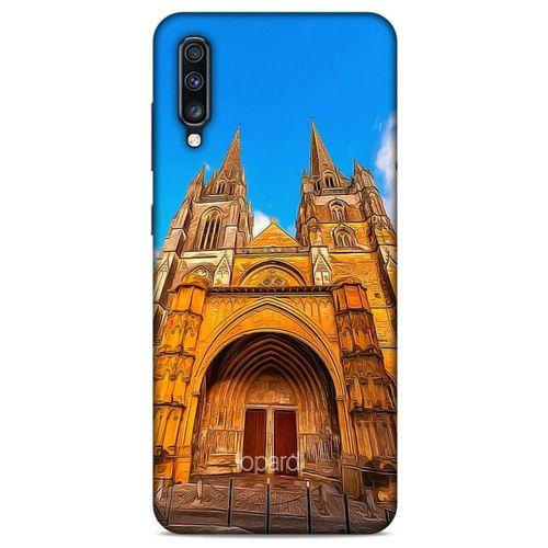 Samsung Galaxy A70s Kılıf Dünya Mimarisi (15) Antişok Kılıf Santa Maria Fransa