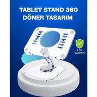 Katlanabilir Tablet Standı Ayarlanabilir Kaymaz Şeffaf Tasarım