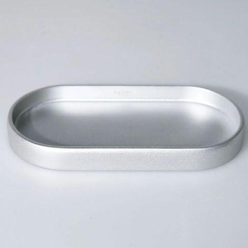 By Selim Natural Gümüş 5 Parça Polyester Banyo Seti