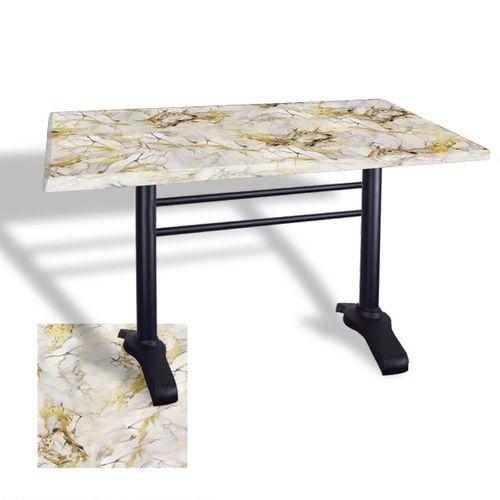 Dockers Çipa 3010 Döküm Ayak Masa 70x120 cm - (Werzalit, Wermodin ve Allzalit Tabla) - Gold