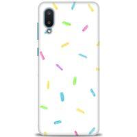 Samsung Galaxy A02 Kılıf HD Baskılı Kılıf - Konfeti + Tam Ekran Koruyucu