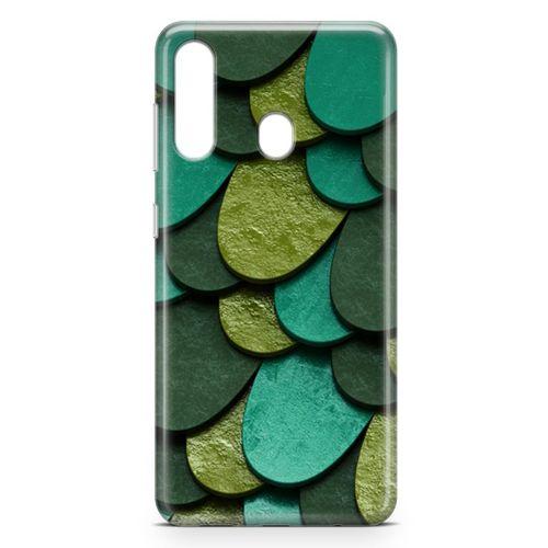 Samsung Galaxy A20s Kılıf Yeşilin 50 Tonu Arka Kapak Koruma Desenli Full Koruyucu
