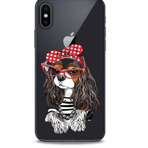Zoologix (12) Apple Iphone X Şeffaf Kılıf Silikon Desenli