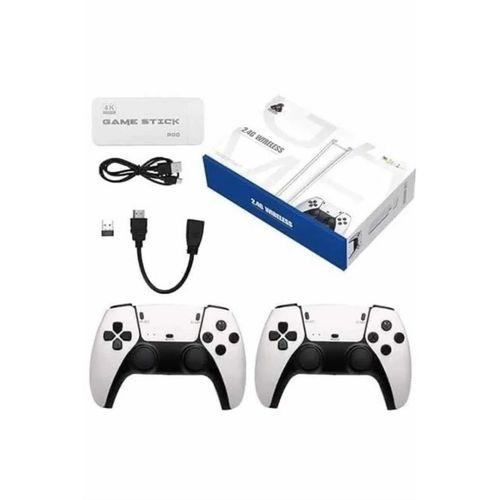 4k Hd Görüntü Kaliteli Retro Game Stick 20000 Oyunlu Çift Kollu Beyaz Game Stick