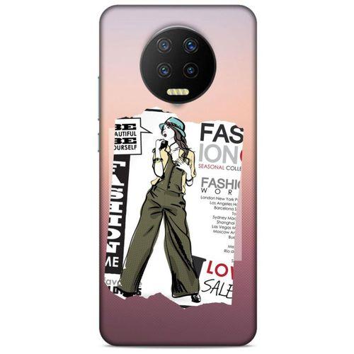 Lopard İnfinix Note 7 Uyumlu Kılıf Sokak Modası (30) Silicone Case