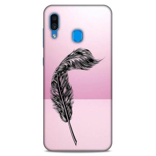 Lopard Samsung Galaxy A30 Uyumlu Kılıf Tattoo's (29) Arka Koruma Kılıfı Tüy Dövmesi