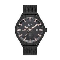 Ferro 43 mm Siyah Hasır Kordon Erkek Kol Saati F11090C-G F11090C-G