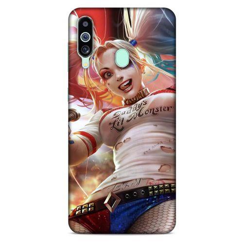 Samsung Galaxy M40 Uyumlu Kılıf Harley Quinn (16) Kalın Kılıf Karolina mavisi