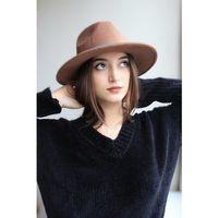 Açık Kahve Kovboy Fötr Foter Şapka