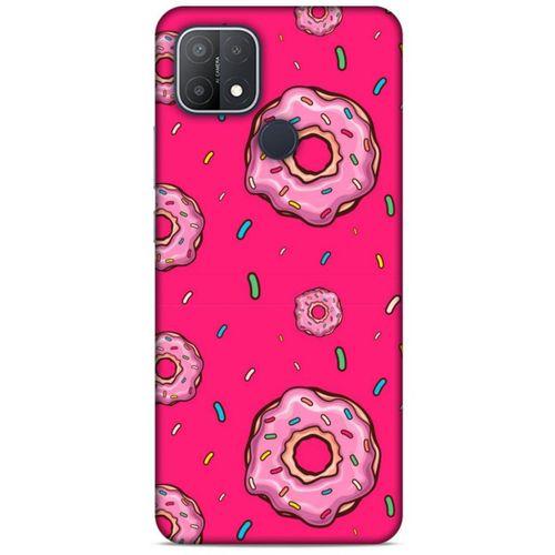 Oppo A15s Uyumlu Kılıf Pembe Delisi (28) Arka Kapak Donut