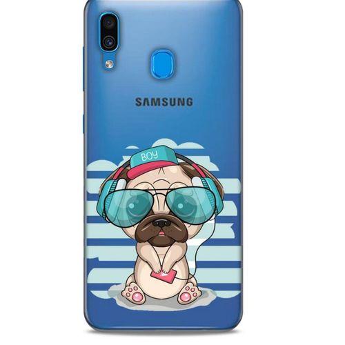 Zoologix (65) Samsung Galaxy M10 Şeffaf Kılıf Silikon Desenli