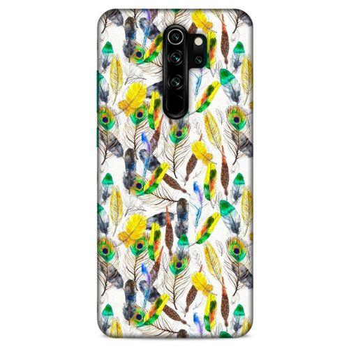 Xiaomi Redmi Note 8 Pro Kılıf Desenli Özel Seri Tüyler (5) Koruma Kabı
