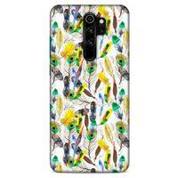 Xiaomi Redmi Note 8 Pro Kılıf Desenli Özel Seri Tüyler (5) Koruma Kabı