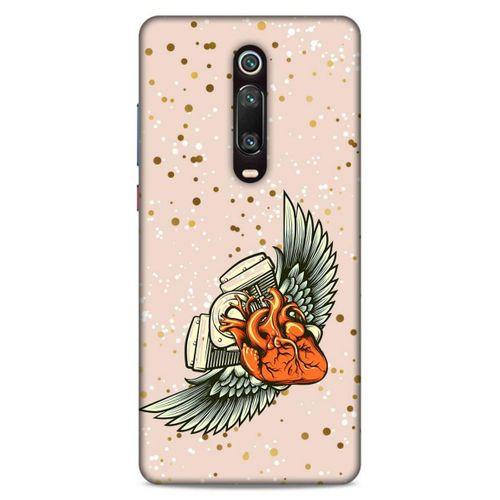 Lopard Xiaomi Mi 9T Pro Uyumlu Kılıf Tattoo's (27) Tasarımlı Kılıf Kalp Dövmesi