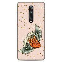 Lopard Xiaomi Mi 9T Pro Uyumlu Kılıf Tattoo's (27) Tasarımlı Kılıf Kalp Dövmesi