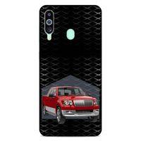 Lopard Samsung Galaxy M40 Uyumlu Kılıf PickUpX (19) Kılıfları Koyu Kırmızı