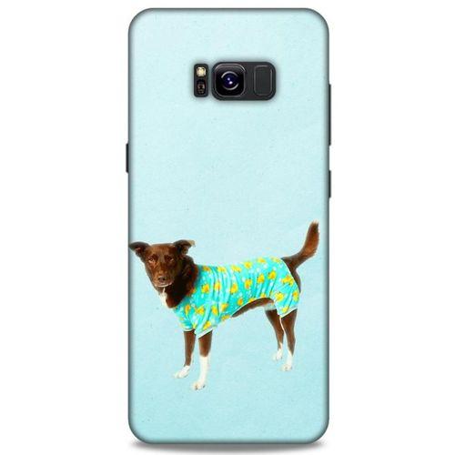 Samsung Galaxy S8 Plus Kılıf Köpek Kıyafetleri (48) Bumper Kılıf Fanila