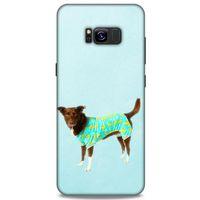 Samsung Galaxy S8 Plus Kılıf Köpek Kıyafetleri (48) Bumper Kılıf Fanila