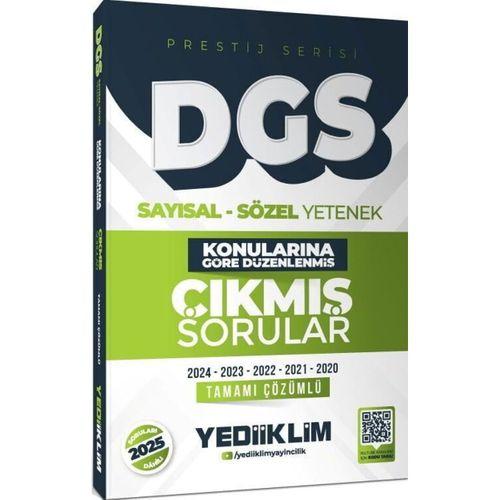 2026 DGS Prestij Serisi Sayısal Sözel Yetenek Konularına Göre Düzenlenmiş Tamamı Çözümlü Çıkmış Sorular Yediiklim Yayınları