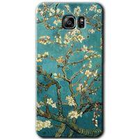 Potkal Hediye Fabrikası Samsung Galaxy Note 5 HD Baskılı Kılıf + 9D Tam Ekran Koruyucu - Almond Blossom