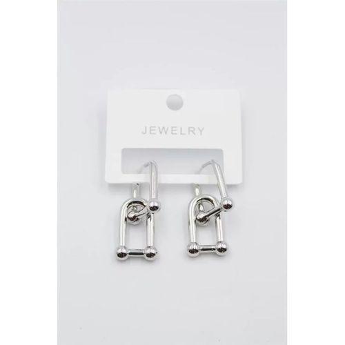 TF Zincir Küpe - Gümüş