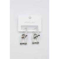 TF Zincir Küpe - Gümüş