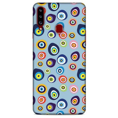 Nazarium (24) Desenli Silikon Kapak Samsung Galaxy A20s Kılıf
