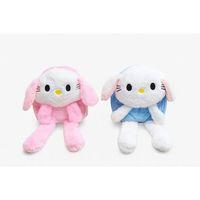 Işıklı Peluş Oynar Kulaklı My Melody Ve Cinnamoroll Sırt Çantası
