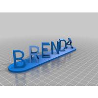 Brenda Landis 3D Baskı (Bu ürün Sadece Plastik parçadır - Almadan Önce Soru Sorabilirsiniz)