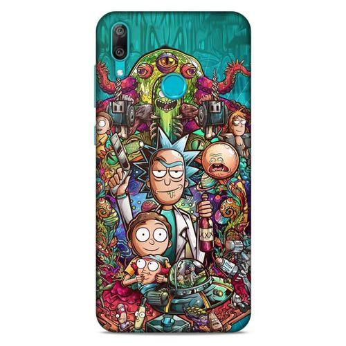 Huawei Y7 Prime 2019 Uyumlu Kılıf Rick And Morty (32) Soft Silikon Kılıf Cronenberg Morty