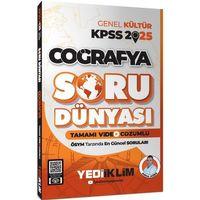 2025 KPSS Genel Kültür Coğrafya Tamamı Video Çözümlü Soru Dünyası Yediiklim Yayınları