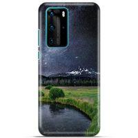 Lopard Huawei P40 Pro Uyumlu Kılıf Gece'S (44) Tough Armor Kılıf Siyah Gece