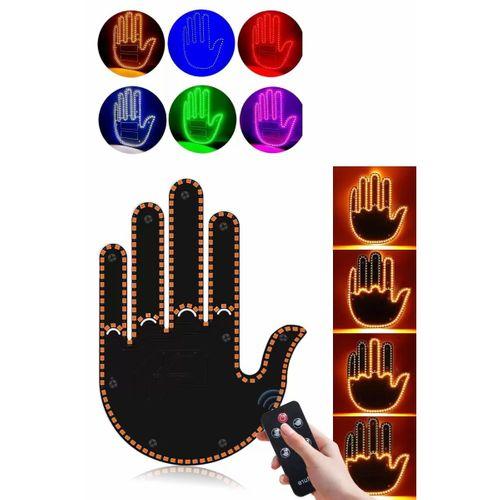 Parmak Led Amber Renkli Işık
