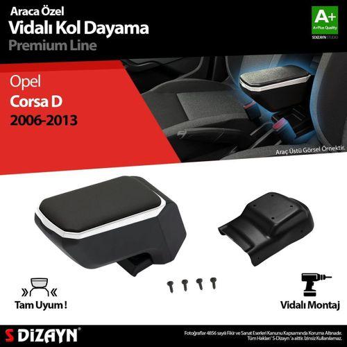 Opel Corsa Uyumlu D Kol Dayama Kolçak ABS Vidalı Gri 2006-2013 A+Kalite Parça